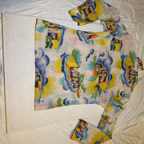 Shirt Off My Back Colorful Abstract Button-Up - Picture 6 of 8